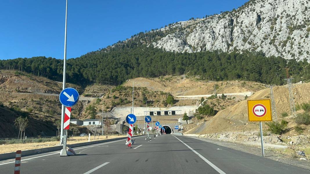 Sürücüler dikkat! Konya’nın 4 dakikada iklim değiştiren tünelinde çalışma var 2